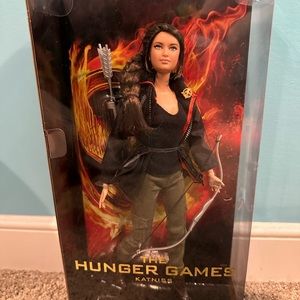 SOLD- The Hunger Games- Katniss- Barbie Collector Black Label Doll